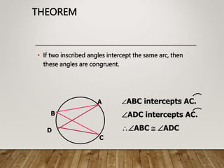 Circle and Related Segments and Angles.ppt