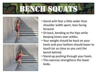 Go back and forth with short rest periods in between to maintain increased heart rate.  