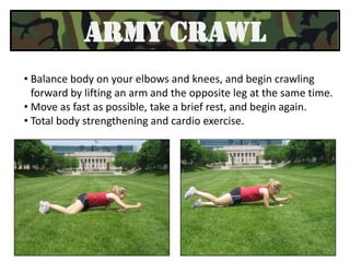 Once standing, bring other foot forward and repeat.