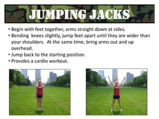  Don’t let your back arch, and keep shoulders over the hands. 