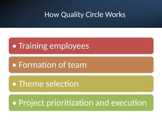 Comprehensive Guide to Quality Circle: Importance, Features, Process ...