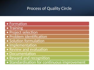 Comprehensive Guide to Quality Circle: Importance, Features, Process ...