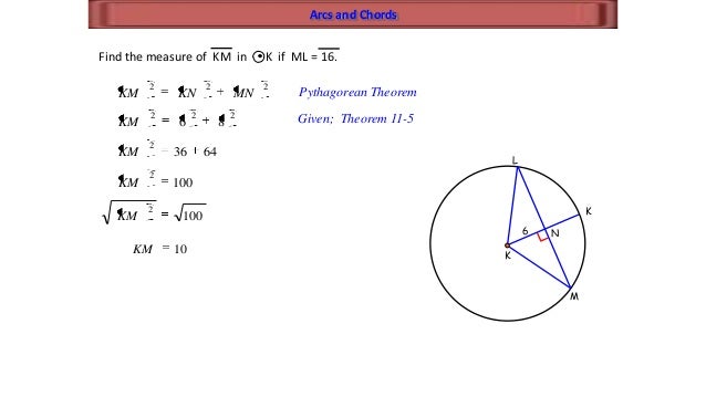 circle geometry 10 6 circles and arcs form k