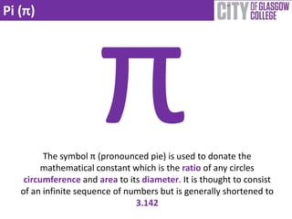 Calculations with Circles | PPTX