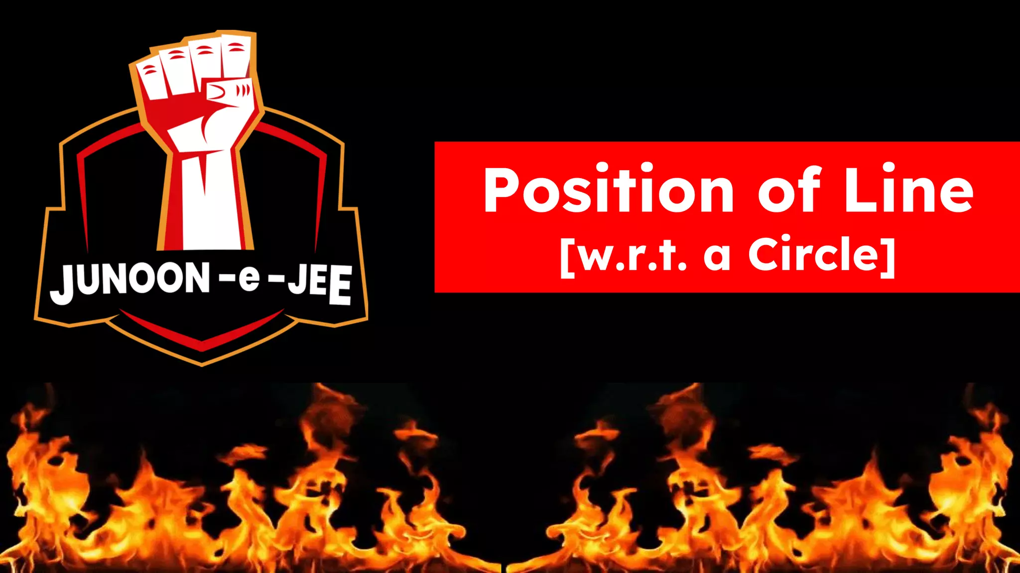 Position of Line
[w.r.t. a Circle]
 