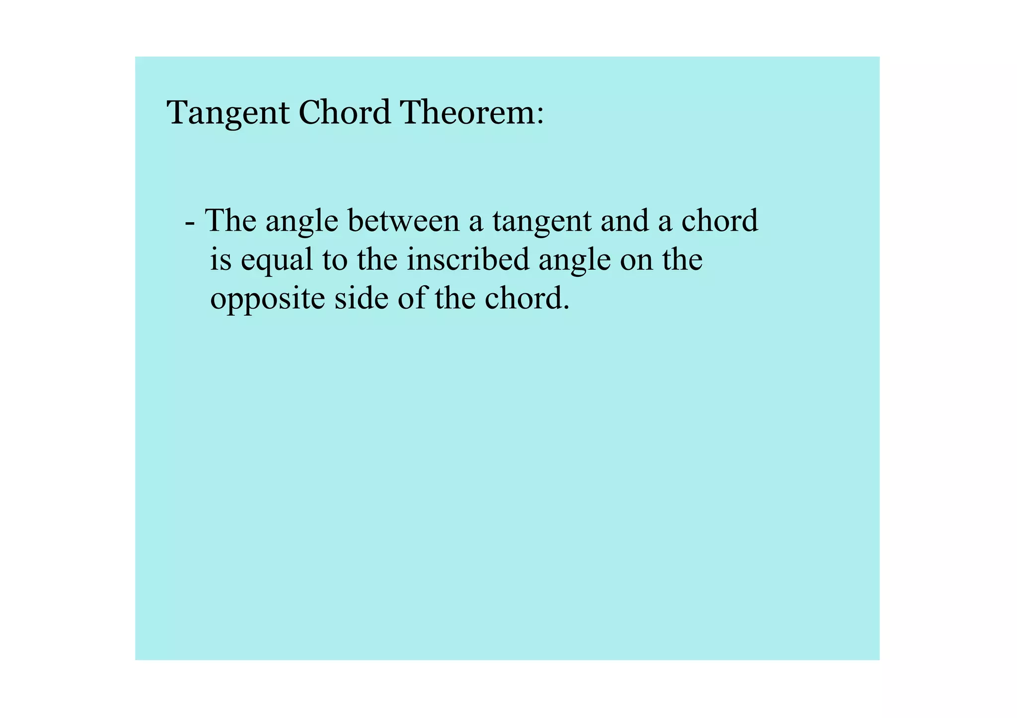 Circles Lesson 4 April 30 09