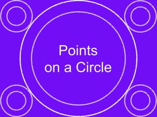 Points
on a Circle
 