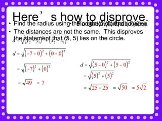 Circles notes | PPT