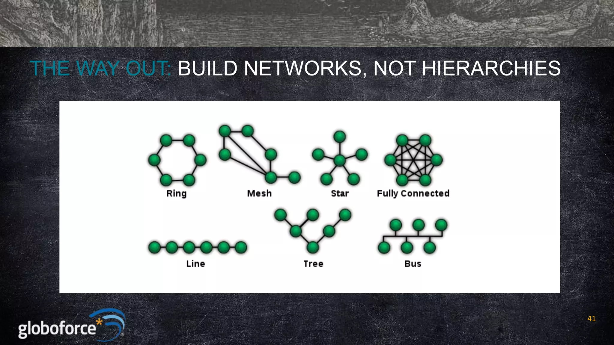 THE WAY OUT: BUILD NETWORKS, NOT HIERARCHIES

41

 