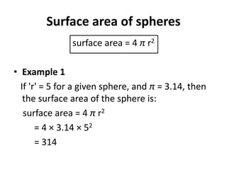 Circles & Sphere | PPTX