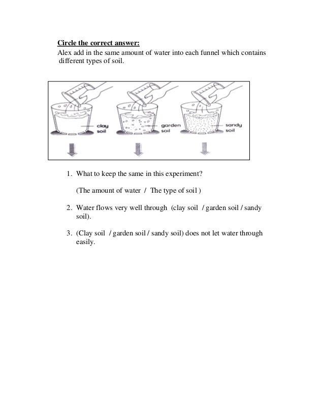 Circle the correct answer