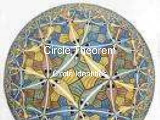 Circle Theorem
Circle Identities
 