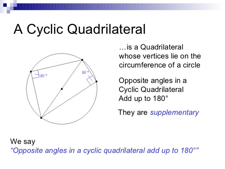 Circle theorems