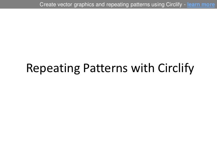repeating patterns with circlify