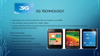 Generations of wireless communication & Mobile computing | PPTX