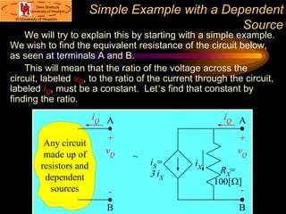 Circuit analysis using dependent sources | PPT