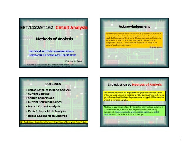 Circuit Analysis Slides