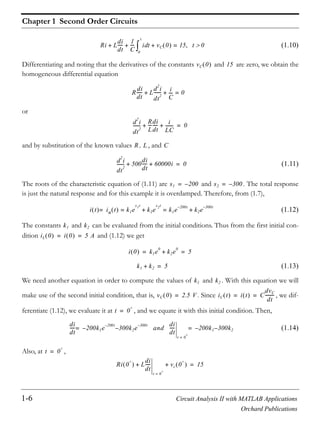 Circuit analysis ii with matlab | PDF