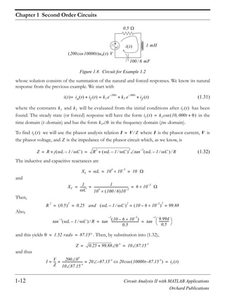 Circuit analysis ii with matlab | PDF