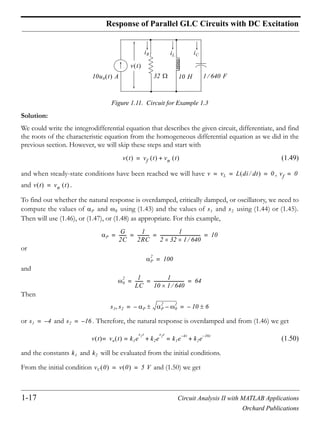 Circuit analysis ii with matlab | PDF