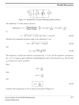 Circuit analysis ii with matlab | PDF
