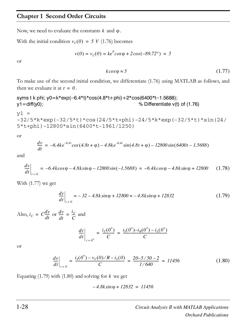 Circuit Analysis Ii With Matlab vrogue.co