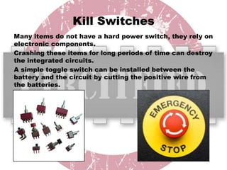 Simple Kill Switches Circuit bending workshop | PPTX