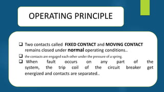 Fixed Contacts Circuit Breaker | PPTX