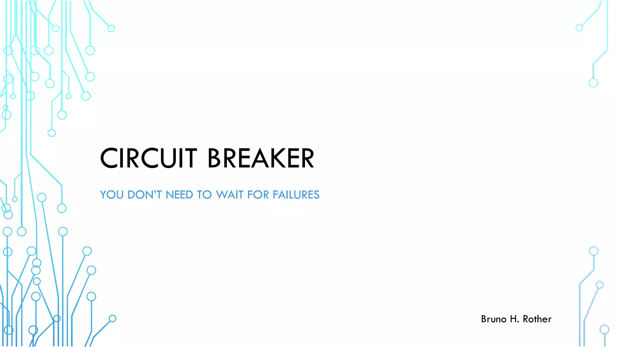Circuit breakers Using SpringBoot + Hystrix + Dashboard + Retry PPT