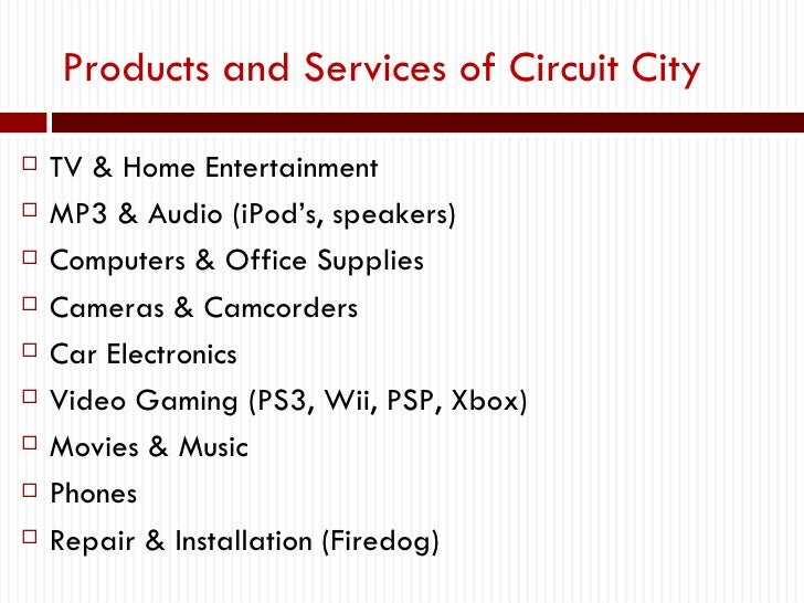 Circuit city case study solution