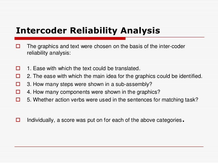 Intercoder Reliability Chart | Intercoder Reliability and How it ...