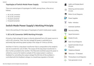 Circuit diagram of smps power supply | PDF