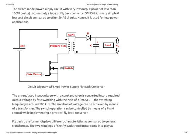Circuit diagram of smps power supply | PPT