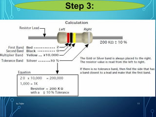 Circuit lab 2 identification of resistance with color code and multi ...