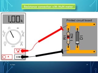 Circuit lab 2 identification of resistance with color code and multi ...