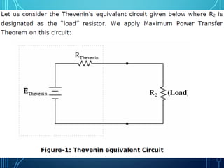 Circuit lab 9 verification of maximum power transfer theorem@taj | PDF