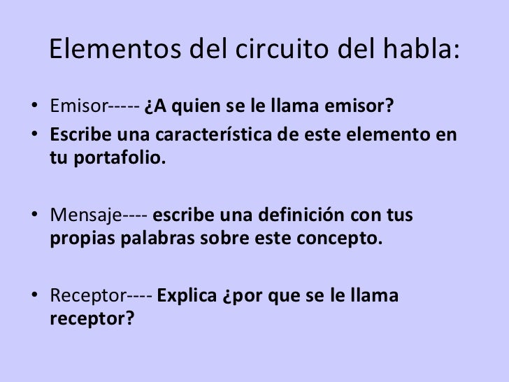 circuito del habla