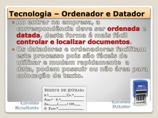 Tecnologia – Ordenador e Datador
 