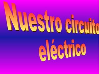 Nuestro circuito eléctrico
