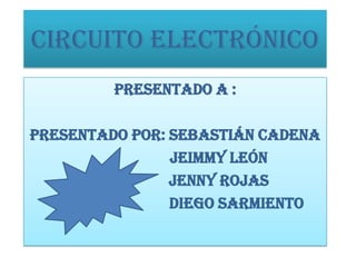 Circuito electrónico | PPT