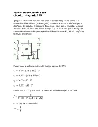 Circuito integrado 555. | PDF