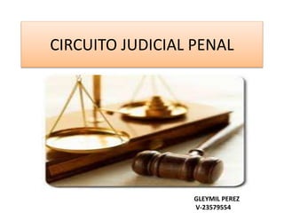 CIRCUITO JUDICIAL PENAL
GLEYMIL PEREZ
V-23579554
 