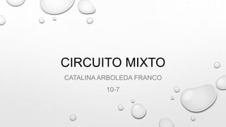 CIRCUITO MIXTO
CATALINA ARBOLEDA FRANCO
10-7
 