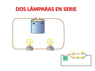 DOS LÁMPARAS EN SERIE.