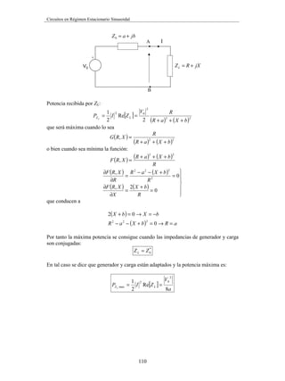 Circuitos de Primer Orden
74
Gráficamente:
( )
t
vc
s
V
⋅
632
.
0
τ
s
V
t
Corriente a través del condensador:
( )
( )
dt
t
dv
C
t
i c
=
( ) RC
t
s
RC
t
s e
R
V
e
RC
CV
t
i
−
−
=
=
1
( )
t
i
R
VS
368
.
0
τ
R
VS
t
5.4.2 Descarga del condensador
C
i(t)
R
t=0
vc(t)
+
-
V0
++++
- - - -
Inicialmente (t0):
( ) o
c V
t
v =
= 0
 