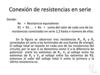 Circuitos-Y-Resistencias. Circuitos eléctricos en serie y en ...