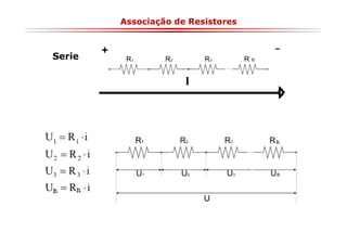 Associação de Resistores

Serie

 