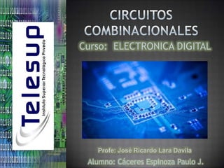 Curso: ELECTRONICA DIGITAL

Profe: José Ricardo Lara Davila

Alumno: Cáceres Espinoza Paulo J.

 
