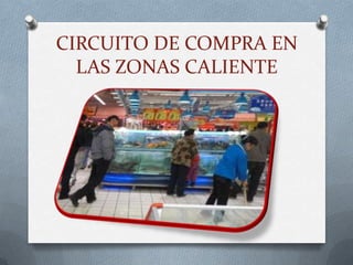 CIRCUITO DE COMPRA EN
  LAS ZONAS CALIENTE
 