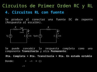 Circuitos de Primer y Segundo Orden PARA CIRCUITOS RCL | PPTX
